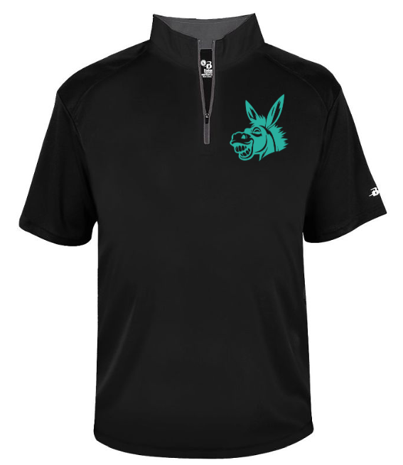 BADGER SPORTSWEAR® B-CORE SHORT SLEEVE 1/4 ZIP
