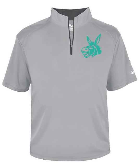 BADGER SPORTSWEAR® B-CORE SHORT SLEEVE 1/4 ZIP