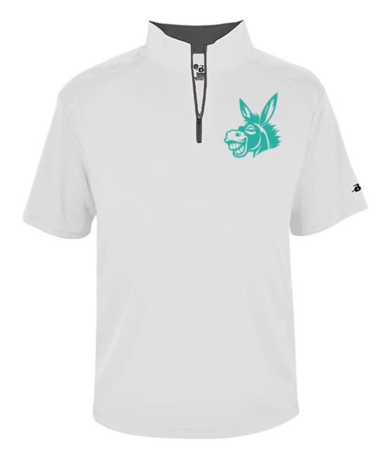 BADGER SPORTSWEAR® B-CORE SHORT SLEEVE 1/4 ZIP